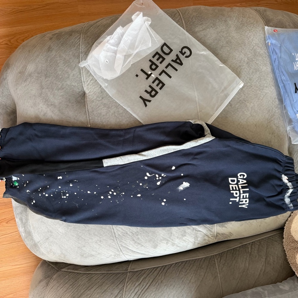 Gallery Dept Navy Sweatpants